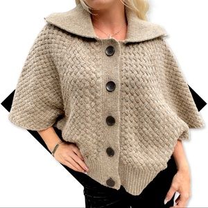 Knitted Overthrow Oversized Sweater